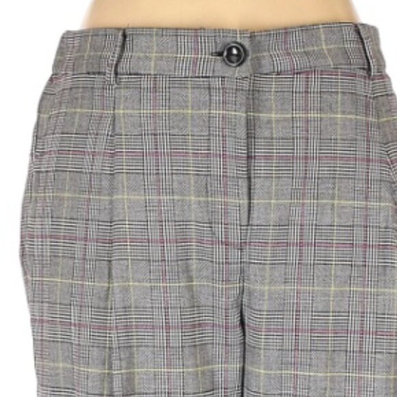 Vince Camuto High waist Plaid print Dress Pants - Picture 8 of 15